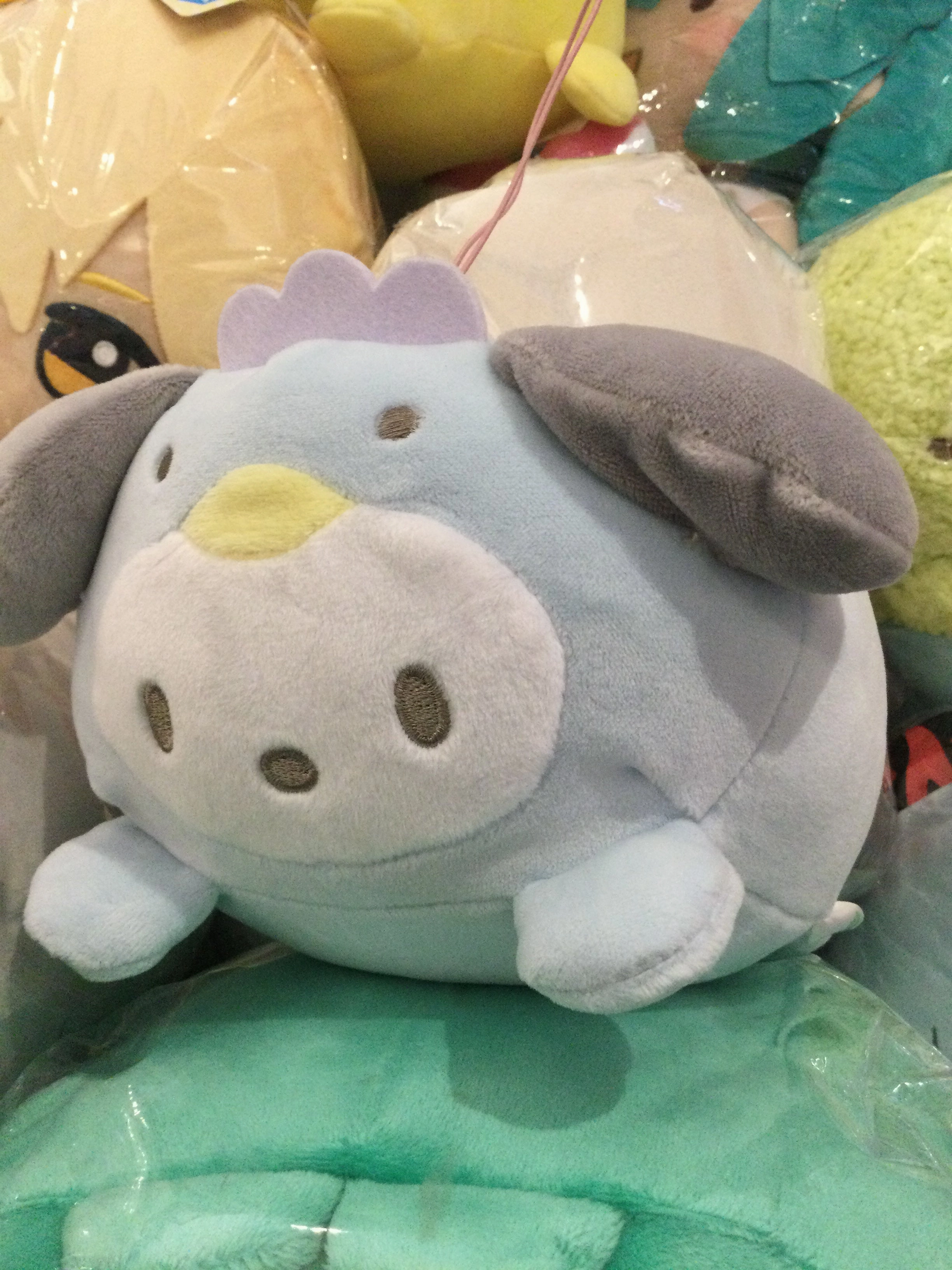 Anime Figure Sanrio Pochacco in Blue Penguin Costume Mochi Small Plush (In-stock)