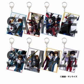 Mobile Suit Gundam SEED/DESTINY illustration card style key chain (set of 8) ?C?? ???_ ?N?? ?i?? ??? ??? Premium Decor