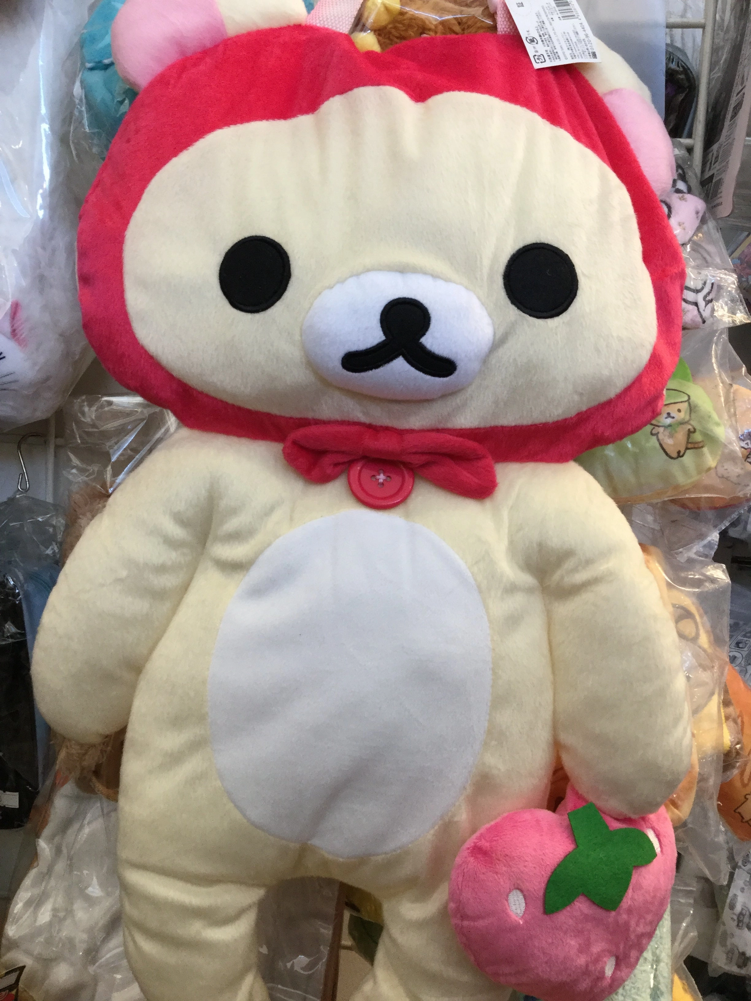Audience Favorite Rilakkuma Korilakkuma Long Car Headrest Cushion (In-stock)