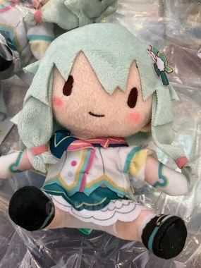 PVC Collectible Porcelain Doll Sega HATSUNE MIKU Project SEKAI COLORFUL STAGE Wonderlands x Showtime Kusanagi Nene Small Plush Keychain (In-stock)