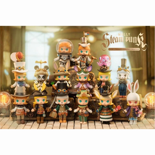 Passed Down Street Art Pop Mart - Molly Steam Punk Blind Box Series Mini Figure