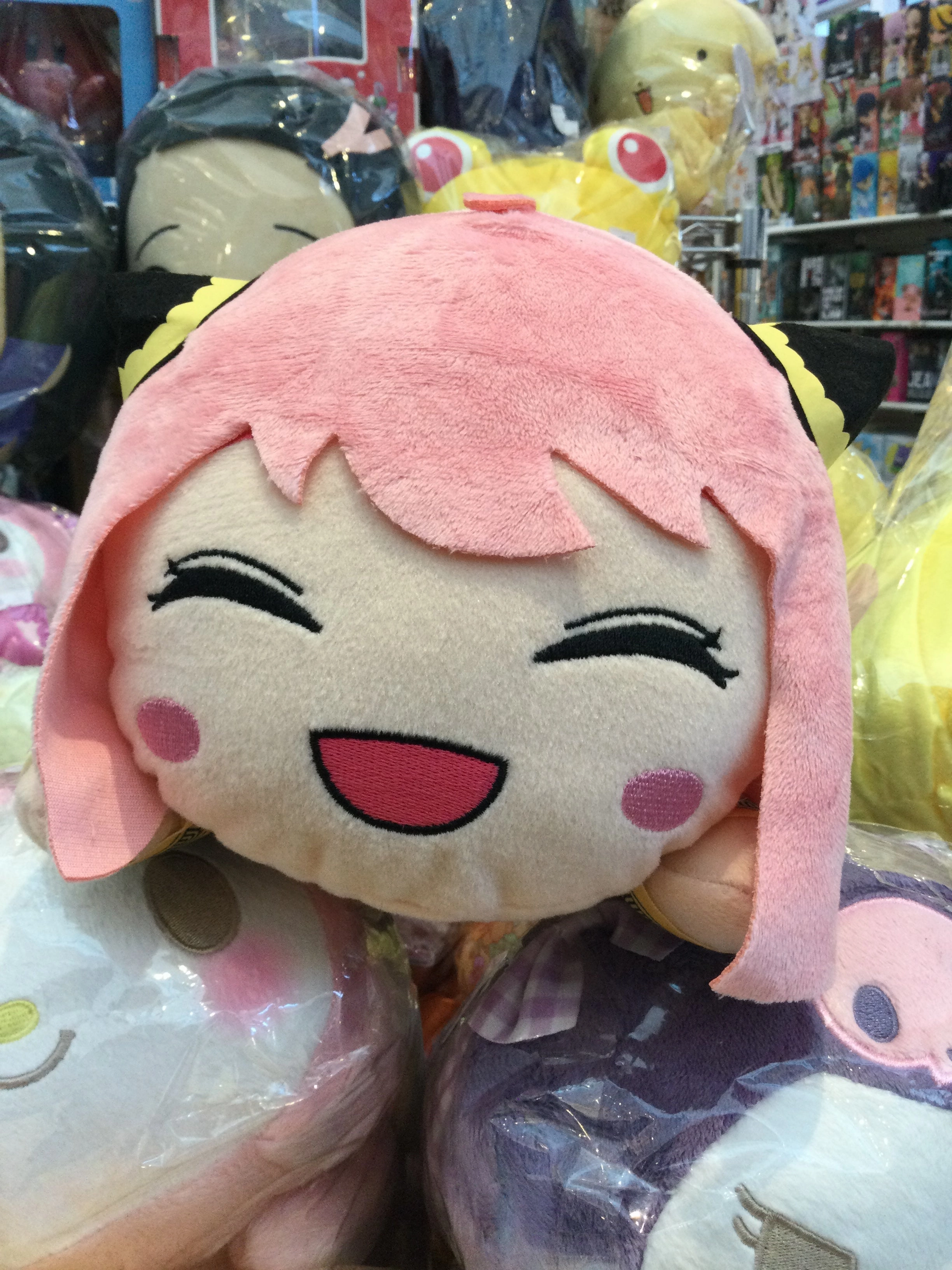 Spy x family Anya Forger Lying Down Eyes Closed Medium Plush (In-stock) PVC Figure Custom Paint