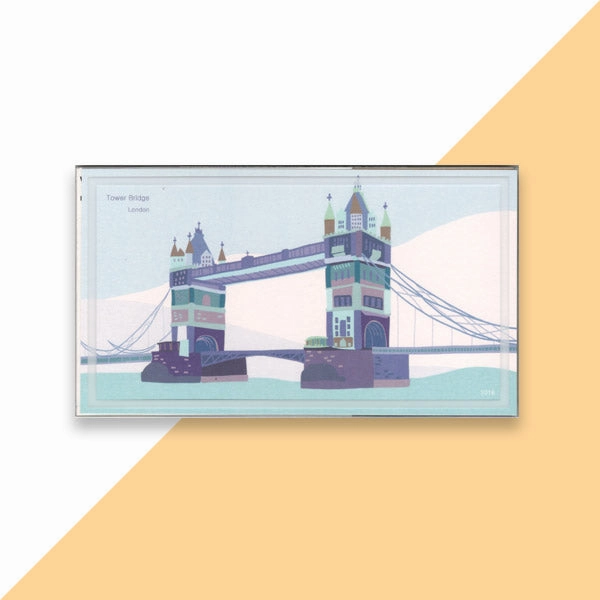 Seasonal Decoration Year Round World Landmark Wood DIY 3D Puzzle & Postcard London Tower Bridge
