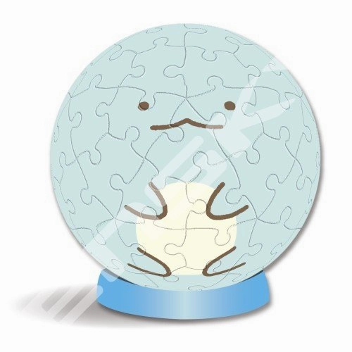 Action Object Recycled plastic Sumikko Gurashi Art Ball Jigsaw Yurayura Piggy Bank (Shirokuma/ Neko/ Tokage)