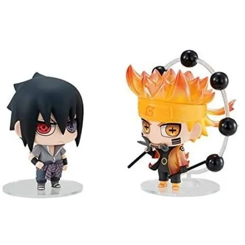 Chimi Mega Buddy Series ! No.003 NARUTO Shippuden Naruto Uzumaki & Sasuke Uchiha Great Ninja War Set Passionate Pursuit Art Item