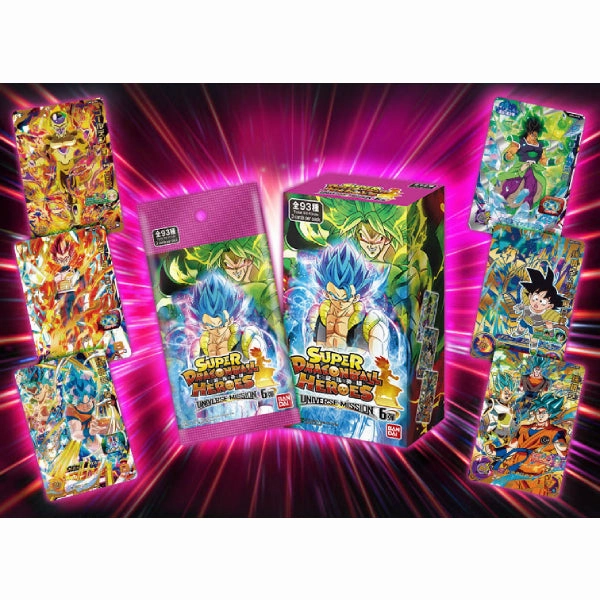 Pokemon Creature Gold Leaf SUPER DRAGONBALL UNIVERSE MISSION SERIES 6 (1 box 20 packs)