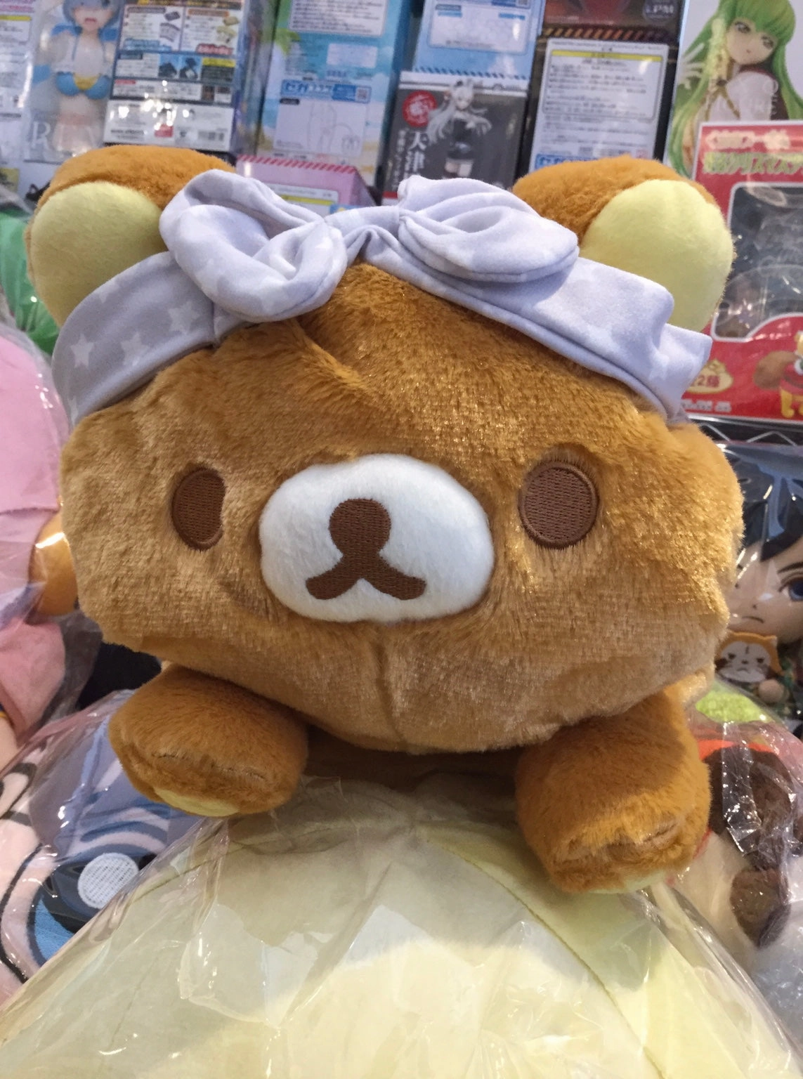 Super Soft Rilakkuma Pajama Party Lying Down Tissue Holder (In-stock) PVC Goods
