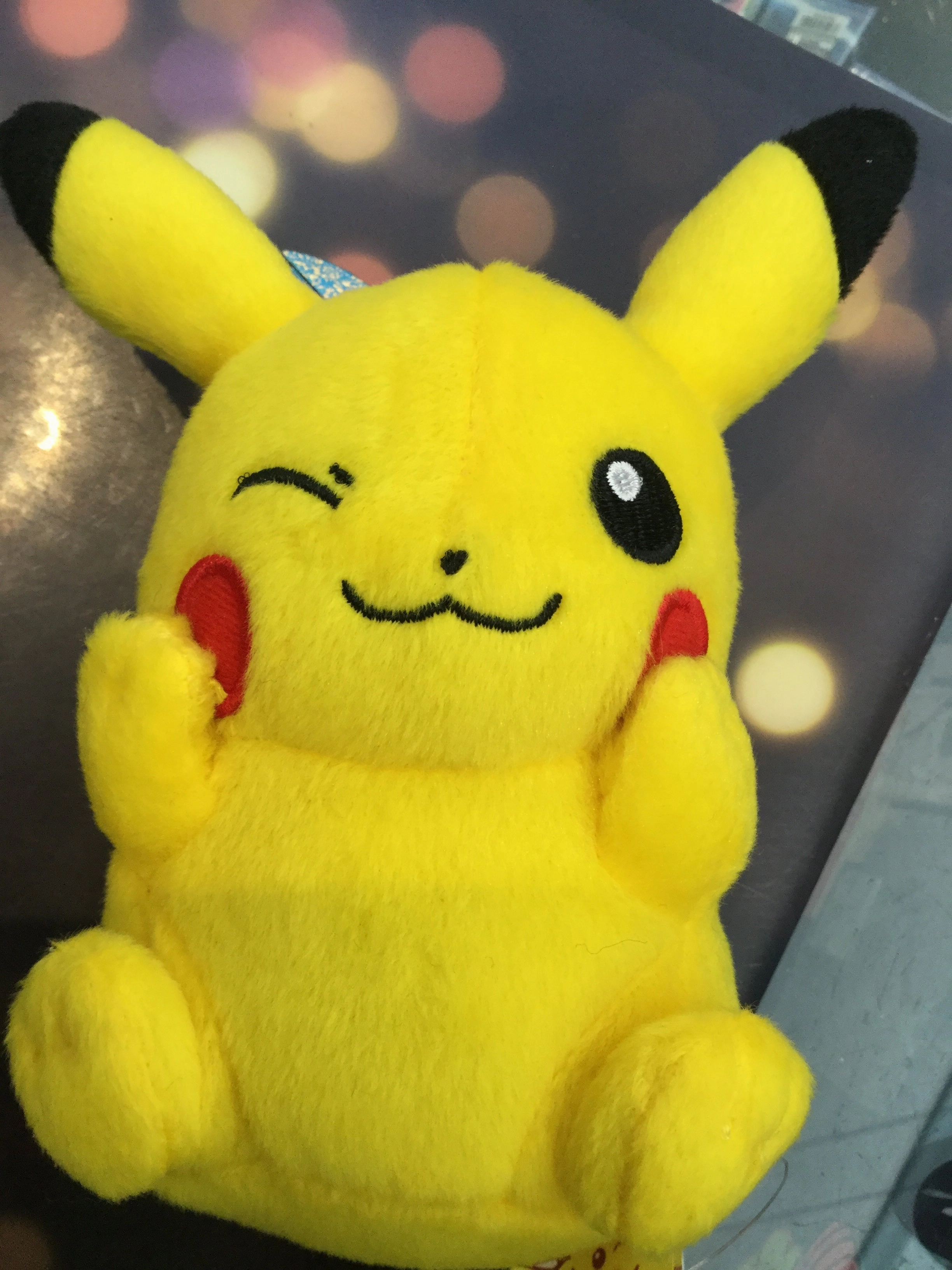 Pokemon Pikachu Plush with Strap 1 (In Stock) Official Merchandise