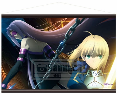 Designer Collectible Chibi Toy Movie "Fate/stay night [Heaven's Feel]" - A1 Wall Scroll (Saber & Rider)