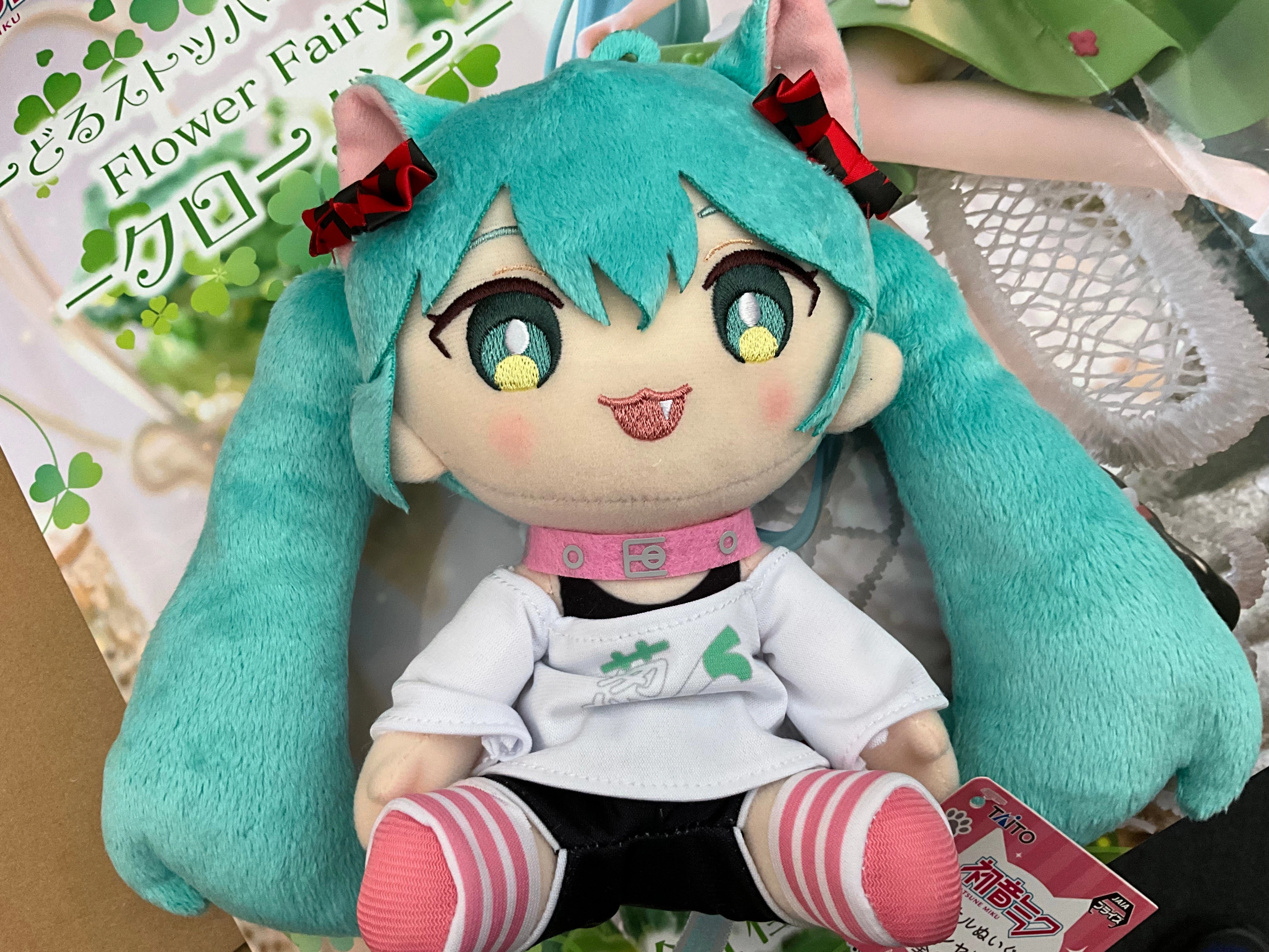 Press Worthy DIY Model Taito Hatsune Miku Small Plush Type B Nekomimi T-Shirt Ver. (In-stock)