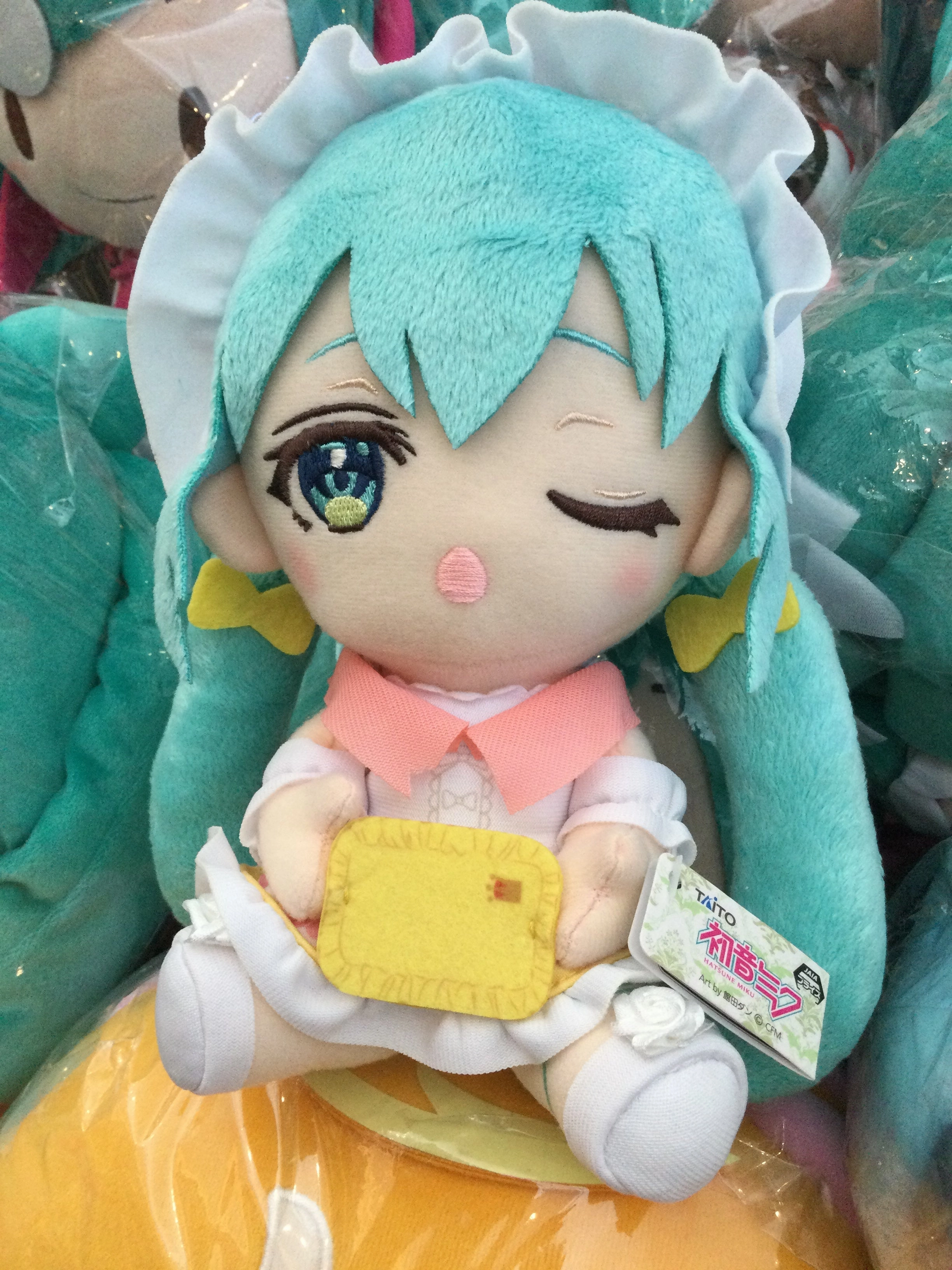 Blockbuster Movie Superhero Article Taito Wonderland Sleeping Beauty Winking Hatsune Miku Small Plush (In-stock)