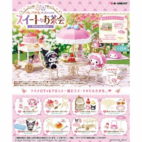 Story Driven Age Appropriate REMENT - MY MELODY Tea Party (set of 8) ???? ??? Sanrio ?????W