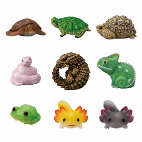 Message Option TE-NORI FRIENDS 11 REPTILES & AMPHIBIANS W/O GUM (set of 10) ???x ?? tenori
