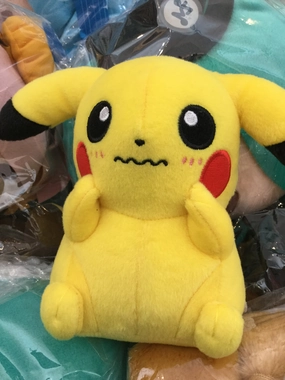 Steampunk Gadget Pokemon Pikachu Embarrassed Face Small Plush (In-stock)