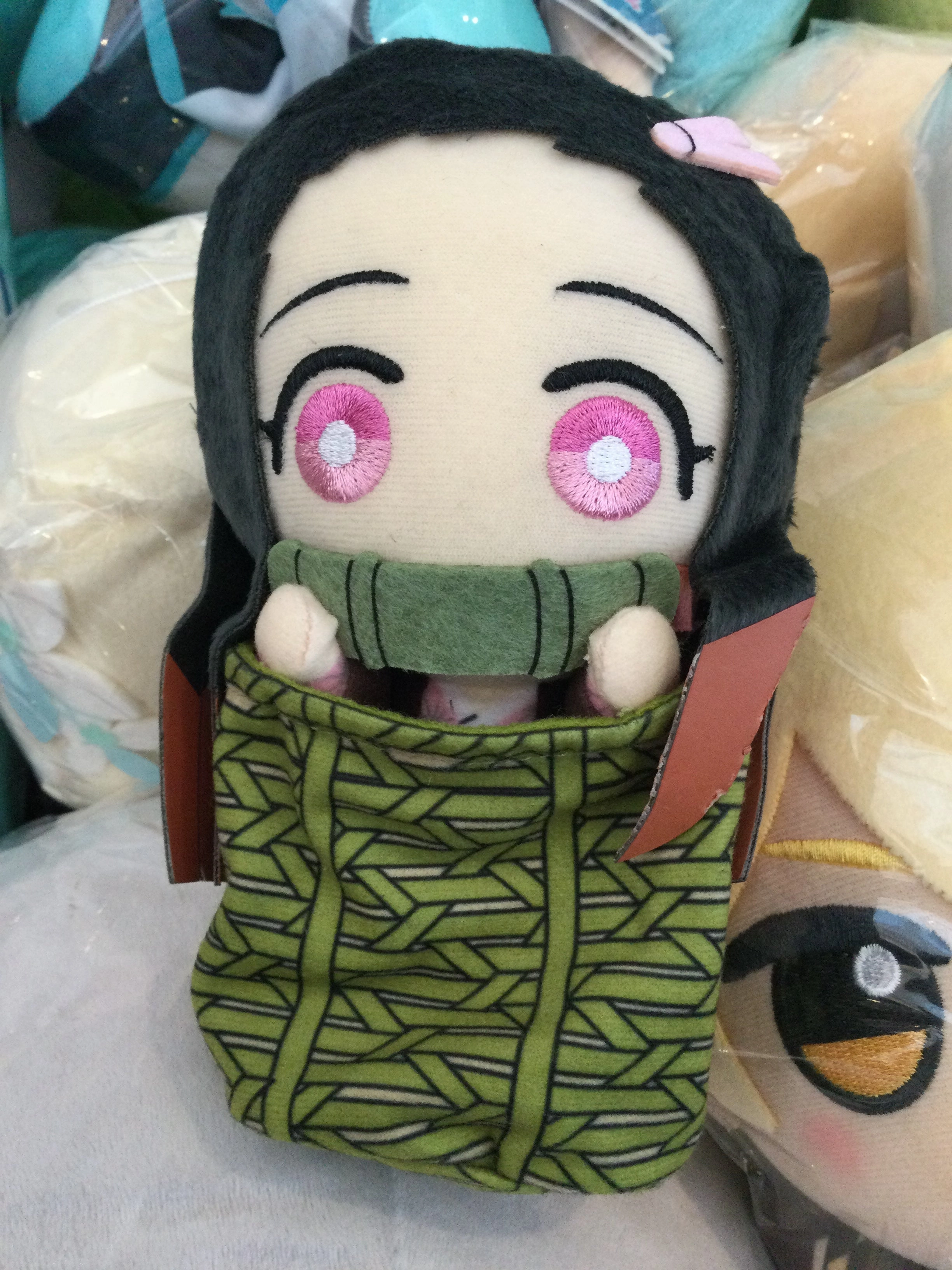 Tomonui Kimetsu no Yaiba Demon Slayer Nezuko Kamado Small Plush Keychain Type A (In-stock) High Quality