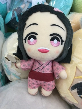 Kids Room Tomonui Kimetsu no Yaiba Demon Slayer Nezuko Kamado Small Plush Keychain Type B (In-stock)