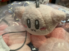 Hoshi no Kirby Sweet Pink Ball Kirby Floating Small Plush Keychain (In-stock) Character Art promotional item