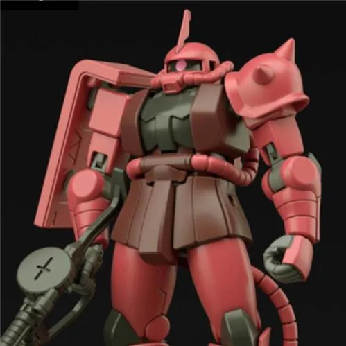 HG 1/144 MS-06S ZAKU II Anime Decor