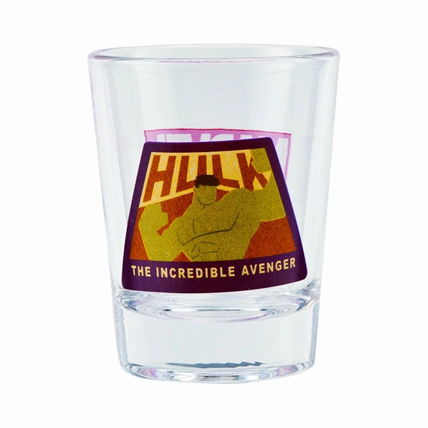 Fantasy Vehicle Tumbler Marvel Shot Glass - Captain America, Spiderman, Hulk, Thor, Widow