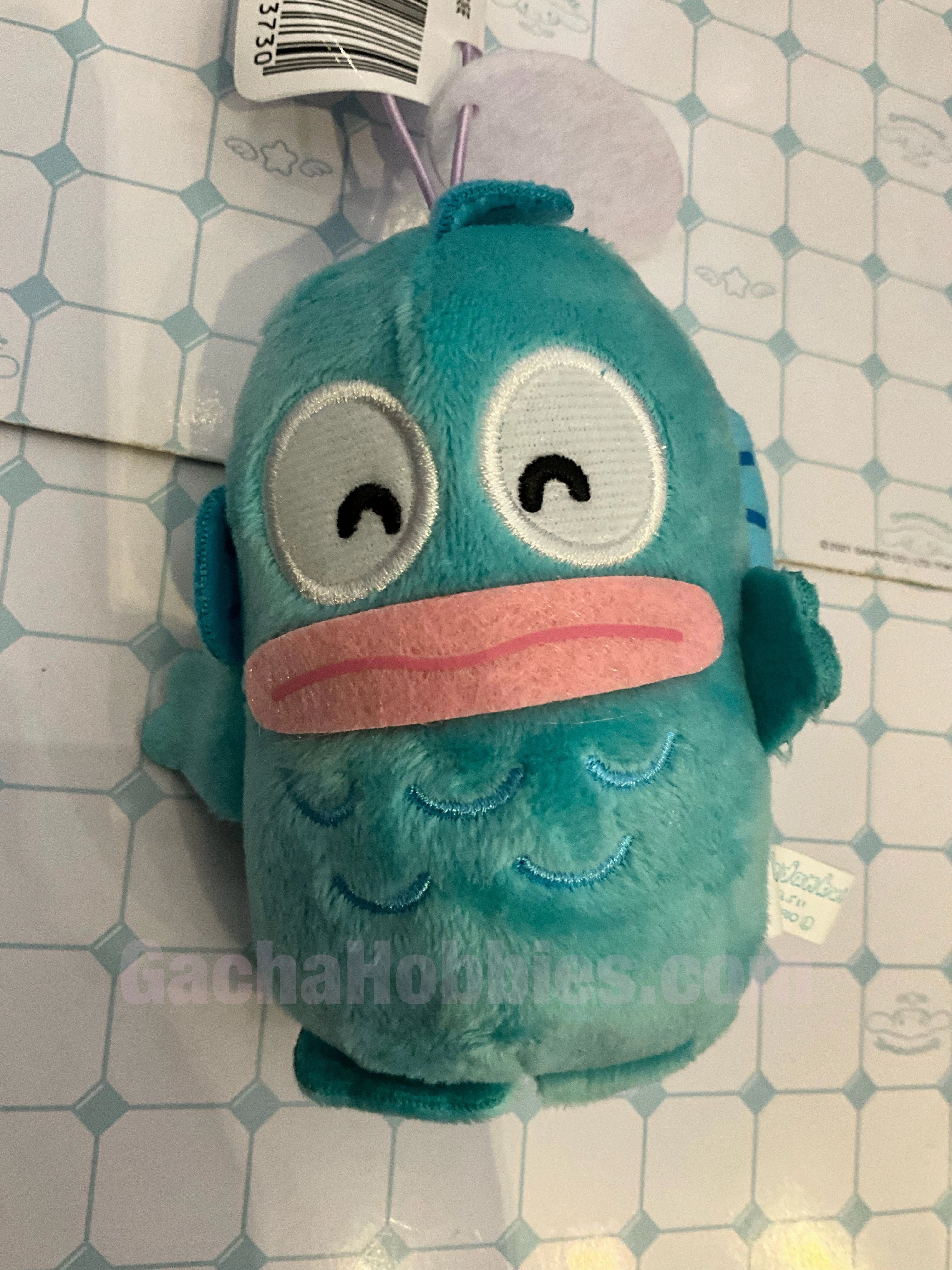 Brand Collaboration Sanrio Hapidanbui Hangyodon Leisure Time Small Plush Keychain (In-stock)