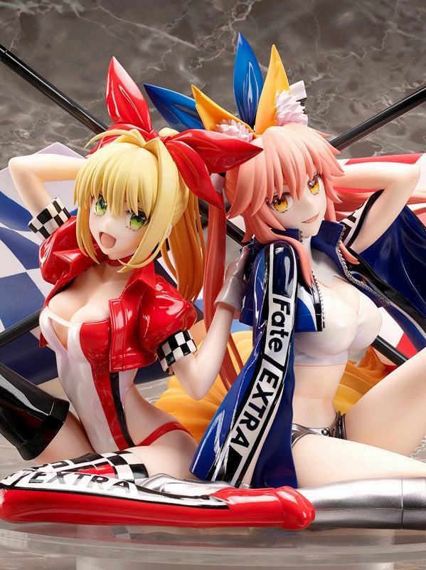 Fate/Extra Nero Claudius & Tamamo no Mae TYPE-MOON Racing ver. 1/7 Complete Figures High Quality Durable Material