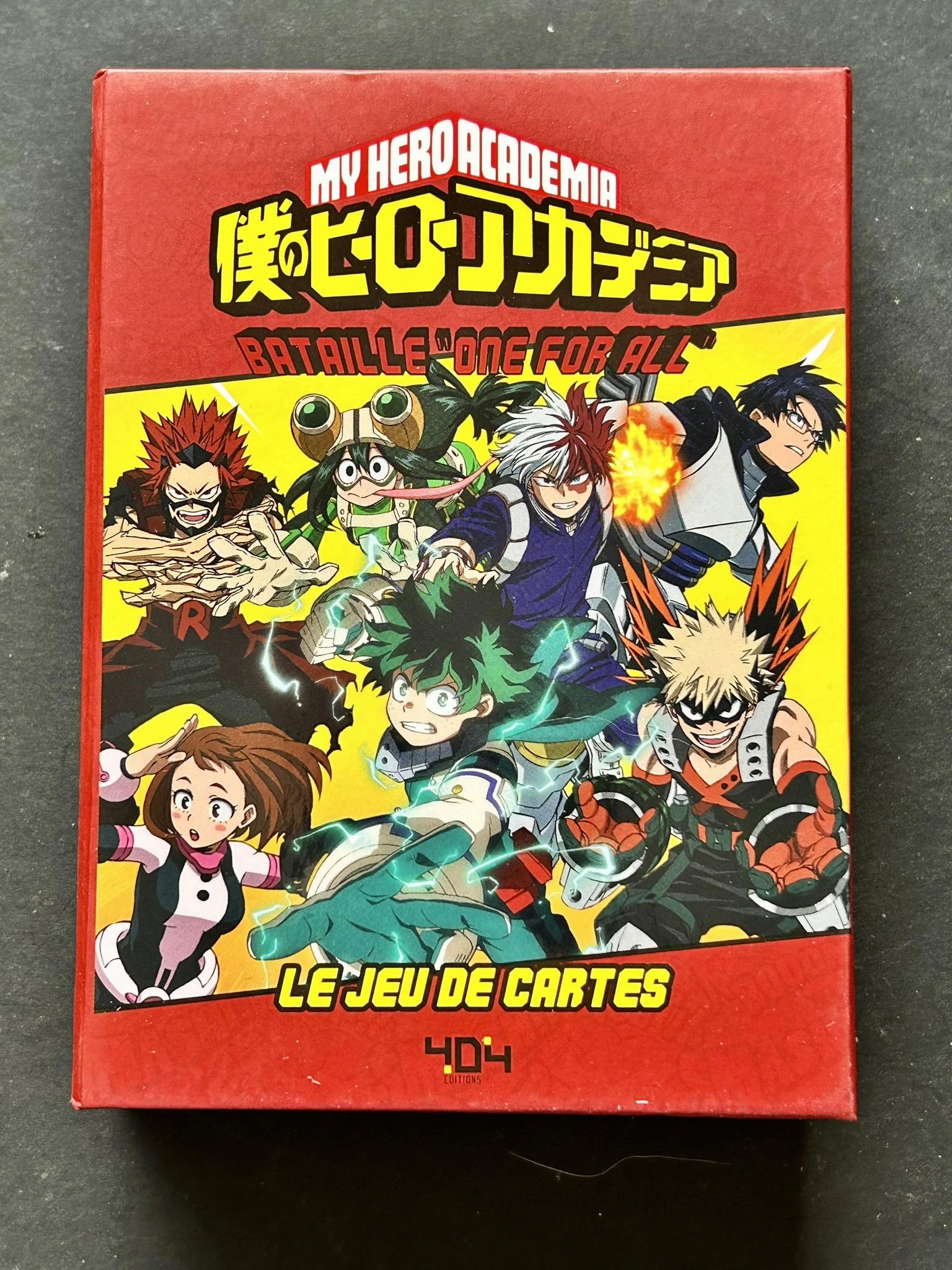 Vinyl Decor My Hero Academia : Bataille One For All ! Le Jeu de cartes