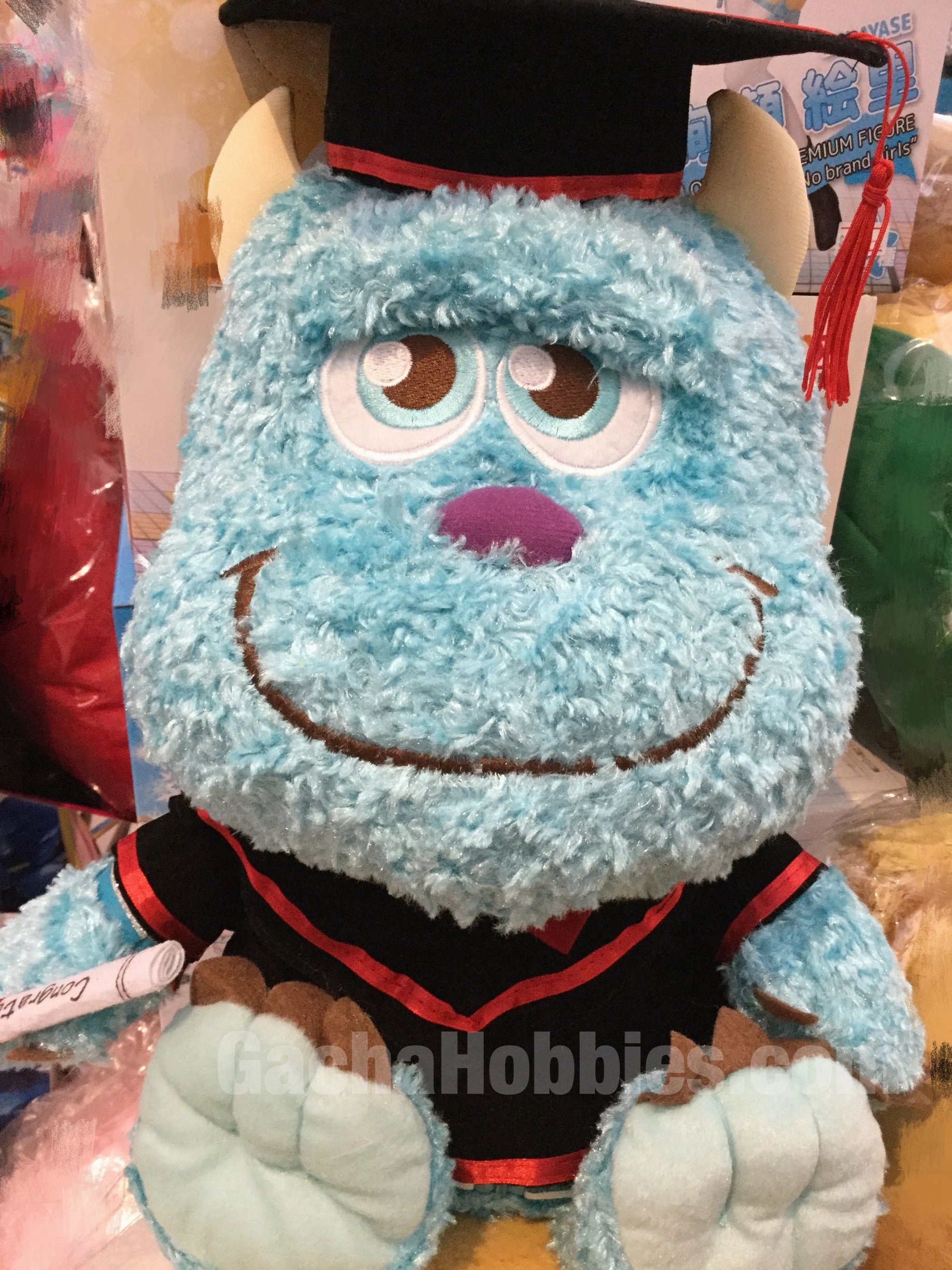 Graduation Monster Inc. Sully Plush Art Statue Pop Icon