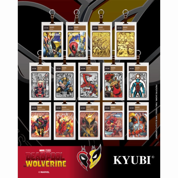 KYUBI Charm Collection Series 4 - Deadpool & Wolverine MARVEL ???? ????? World Heritage